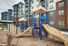 Germantown apartment for rent - Children's playground set with slides and climbing wall at Liberty Mill in Germantown, MD