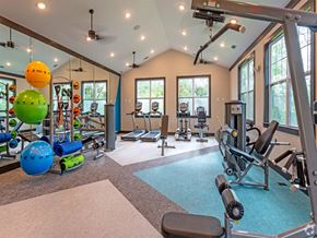 Tallahassee apartment for rent - Fully equipped premium fitness center at Lullwater at Blair Stone apartments for rent