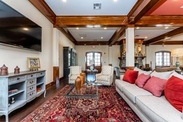 Macon apartment for rent - a living room with a couch and a tv