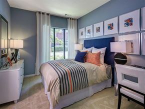 Rockville apartment for rent - a bedroom with a bed and a window