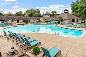 Bloomington apartment for rent - large outdoor pool with lounge chairs