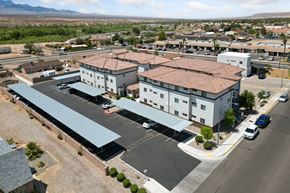 Mesquite apartment for rent - View of Luna Studios from above
