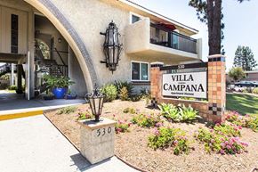 Camarillo apartment for rent - a villa campana sign in front of a building