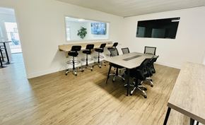 Camarillo apartment for rent - A conference room with a long table and chairs.