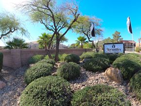 Las Vegas apartment for rent - front sign at Versailles