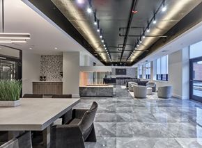 Linden apartment for rent - Modern dining area at The Hartlan, Linden, NJ
