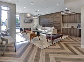 Raritan apartment for rent - a living room with wooden floors and a white couch