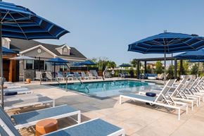 Hillsborough apartment for rent - Expansive Outdoor Courtyard with Pool and Lounge Seating at The Hillmont, Hillsborough, NJ