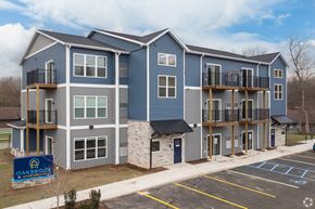 Grand Rapids apartment for rent - A large apartment complex named Oakbrook is shown in the image.