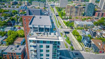 Rooftop terrace with bbqs