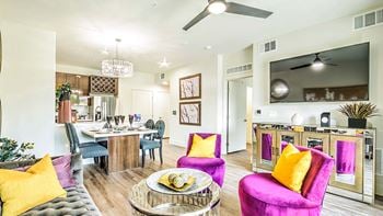 Living room with plenty of natural lights