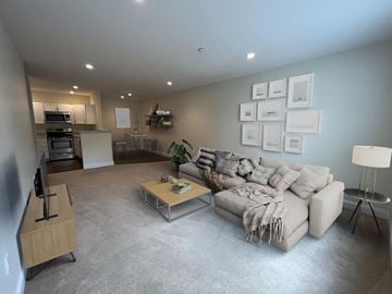 Arlington apartment for rent - a living room with a couch and a table