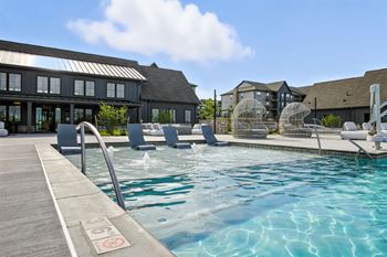 Large outdoor swimming pool
