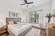 North Port triplex for rent - Living with couch at The Hadley - North Port, FL Apartments, North Port 34287