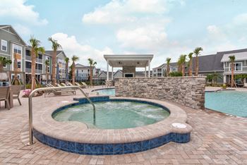 A hot tub 