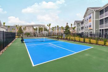 A tennis court