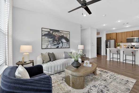 Colorado Springs apartment for rent - Living Area at Switch Luxury Apartments, Colorado Springs, Colorado