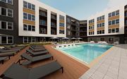 Fishers apartment for rent - Sun loungers at The Union Flats at Fishers District, Indiana, 46037