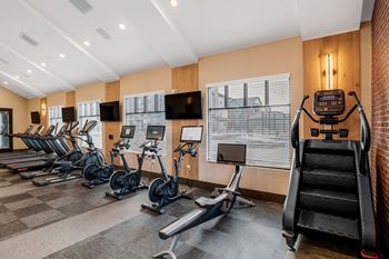 Modern fitness center