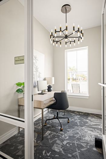 A home office
