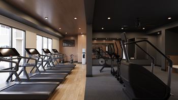 Fully equipped fitness center with 24-hour access