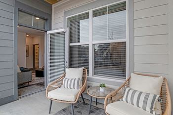 Spacious patio