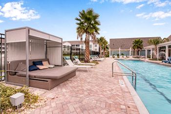 Pool and canopy
