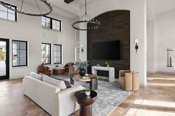 Fireplace lounge