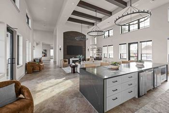 Clubhouse with catering kitchen