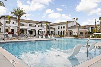 Large pool view