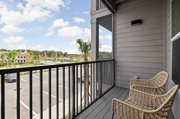 Private balcony and patio
