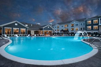 Resort-style swimming pool