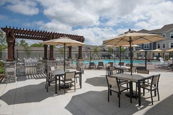 Outdoor dining area