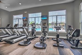 Modern fitness center