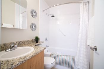 Bright bathrooms