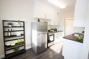 Winnipeg apartment for rent - Renovated kitchen at 2075 Portage Avenue, Winnipeg, MB.