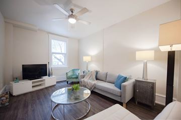 Winnipeg apartment for rent - a living room with a couch and a tv