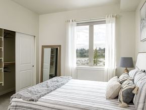 Olympia apartment for rent - Bedroom with Closet at Harbor Heights 55+ Community, Washington