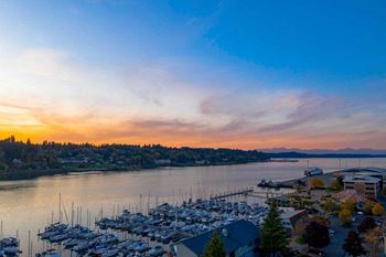 Enjoy views from the rooftop patio