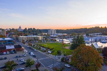 Daytime view of capital campus in olympia, wa