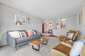 Minnetonka apartment for rent - a living room with a couch and two chairs