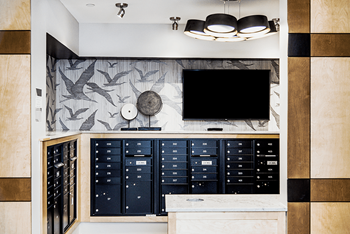 Altitude residences mailroom