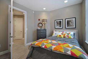 Rochester Hills apartment for rent - bedroom bed and doorway