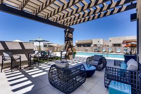 Goodyear apartment for rent - Poolside Lounge Area at Avilla Centerra Crossings, Goodyear