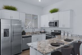 Phoenix apartment for rent - Gourmet Kitchen with Island at Avilla Magnolia, Phoenix, AZ 85043
