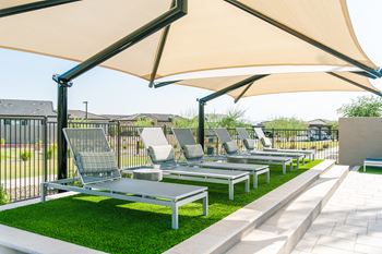 Outdoor lounge seating