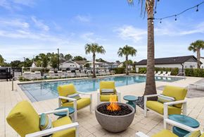 Odessa apartment for rent - Outdoor Fire Pit at Avilla Suncoast Apartments, Odessa, 33556