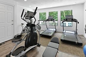 Acworth apartment for rent - the gym at the district flats apartments in lenexa