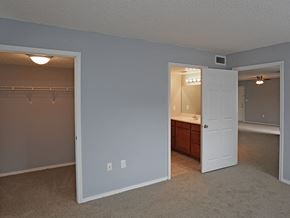 Batavia apartment for rent - an empty bedroom with a closet and a bathroom