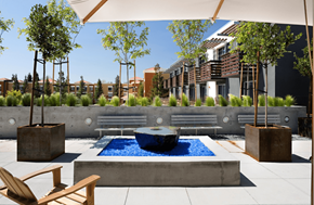 San Jose apartment for rent - Second Floor Water Feature